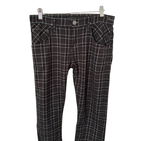 Vintage Goldsign “Hisjean” Plaid Cigarette Trousers – Y2K Cropped Pants - Picture 2 of 8